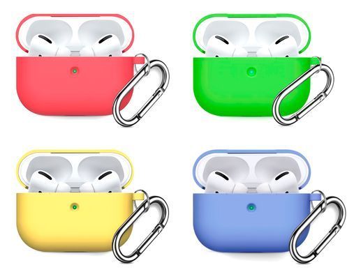 Чохол Silicone Case with Carabiner для Apple AirPods Pro 2 Sky Blue фото