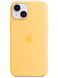 Чохол Apple Silicone case with MagSafe для Apple iPhone 14 Sunglow AAA