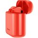 Навушники бездротові вкладиші Baseus W09 Bluetooth з мікрофоном червоні Red