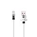 USB Cable Remax (OR) Dog Styled RC-106m MicroUSB White 1m