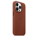 Чохол шкіряний Apple Leather Case with MagSafe для iPhone 14 Pro Max коричневий Umber