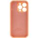 Чехол Silicone Case Full Camera Protective AA для Apple iPhone 12 Pro Max Cantaloupe