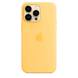Чохол Silicone Case with Magsafe для iPhone 14 Pro Max Sun Glow AAA