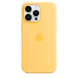 Чехол Silicone Case with Magsafe для iPhone 14 Pro Max Sun Glow AAA