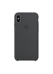 Чохол силіконовий soft-touch ARM Silicone case для iPhone Xs Max сірий Charcoal Gray фото