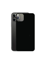 Защитное стекло для iPhone 11 Pro Max CAA матовое на заднюю панель черное Black фото