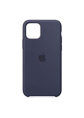Чохол силіконовий soft-touch Apple Silicone Case для iPhone 11 Pro Max синій Midnight Blue фото