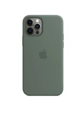 Чехол силиконовый soft-touch ARM Silicone Case для iPhone 12 Pro Max зеленый Pine Green фото