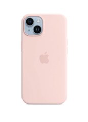 Чохол силіконовий soft-touch Apple Silicone case для iPhone 14 Plus рожевий Chalk Pink фото