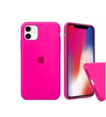 Чохол ARM Silicone Case Full iPhone 11 рожевий Barbie Pink фото