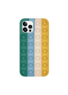 Чехол силиконовый Pop-it Case для iPhone 12/12 Pro зеленый Green фото