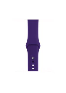 Ремешок Sport Band для Apple Watch 38/40mm силиконовый фиолетовый спортивный size(s) ARM Series 5 4 3 2 1 Ultra Violet фото