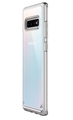 Чехол противоударный Spigen Original Ultra Hybrid Crystal для Samsung Galaxy S10 Plus силиконовый прозрачный Clear фото