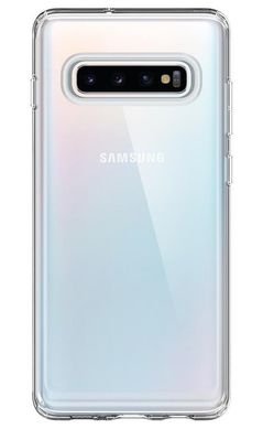 Чохол протиударний Spigen Original Ultra Hybrid Crystal для Samsung Galaxy S10 Plus силіконовий прозорий Clear фото