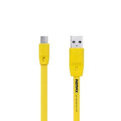 Кабель Micro-USB to USB Remax RC-001m 1 метр жовтий Yellow фото