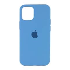 Чехол силиконовый soft-touch ARM Silicone Case для iPhone 12/12 Pro голубой Cornflower фото