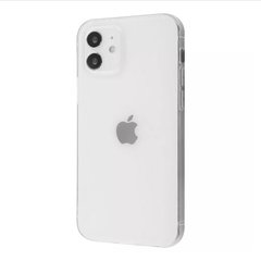 Чехол силиконовый плотный Baseus Simple для Iphone 12 прозрачный Clear фото