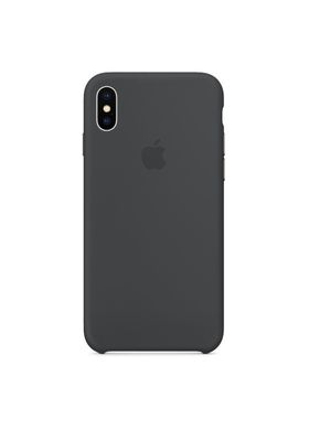 Чохол силіконовий soft-touch ARM Silicone case для iPhone Xs Max сірий Charcoal Gray фото