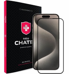 Захисне скло NEU Chatel Corning Glass для iPhone 15 Pro фото