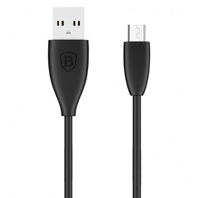 Кабель Micro-USB to USB Baseus (CAMMY-01) 1 метр чорний Black фото