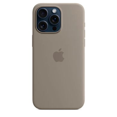 Чохол Silicone case with MagSafe для iPhone 15 Pro Clay AAA фото