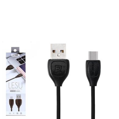 Кабель USB Remax Lesu Type-C Cable Black (RC-050a) фото