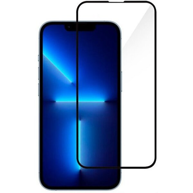 Защитное стекло для iPhone 13 Pro Max CAA 2.5D черная рамка Black фото