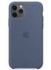 Чохол силіконовий soft-touch Apple Silicone Case для iPhone 11 Pro Max синій Alaskan Blue фото