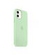 Чохол силіконовий soft-touch Apple Silicone case with Mag Safe для iPhone 12/12 Pro зелений Pistachio