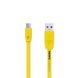 Кабель Micro-USB to USB Remax RC-001m 1 метр жовтий Yellow