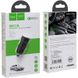 Автомобільний зарядний пристрій Hoco Z32A 1 порт USB швидка зарядка 4А АЗП чорне Black