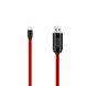Кабель Lightning to USB Hoco U29 1,2 метрів червоний Red фото
