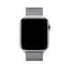 Ремешок Milanese Loop для Apple Watch 42/44mm металлический серебристый магнитный ARM Series 6 5 4 3 2 1 Silver