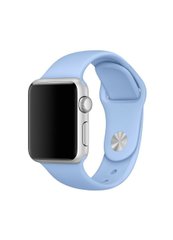 Ремешок Sport Band для Apple Watch 42/44mm силиконовый голубой спортивный ARM Series 6 5 4 3 2 1 Sky Blue фото
