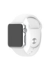 Ремешок Sport Band для Apple Watch 38/40mm силиконовый белый спортивный ARM Series 6 5 4 3 2 1 White фото