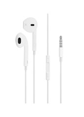 Навушники вкладиші Apple EarPods (MD827 / MNHF2) 3.5 Jack з мікрофоном білі White фото