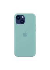 Чехол силиконовый soft-touch ARM Silicone Case для iPhone 13 мятный Turquoise New фото