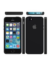 Чохол силіконовий soft-touch ARM Silicone Case для iPhone 5 / 5s / SE чорний Black фото
