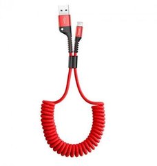 Кабель Baseus Fish eye Spring Data USB to Lightning 2A, 1м, red фото