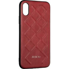 Jesco Leather Case for iPhone X/XS Red фото