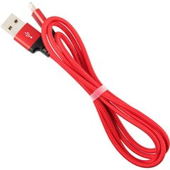 Кабель Lightning to USB Hoco X14 2 метра красный+черный Red/Black фото