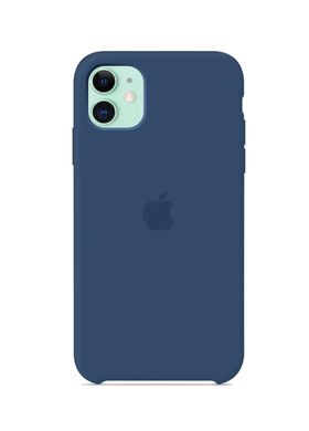 Чехол Apple Silicone case for iPhone 11 blue cobalt фото