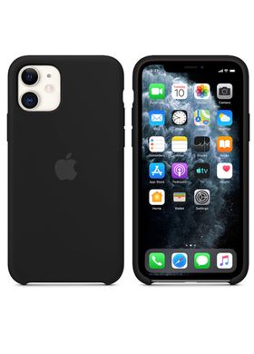 Чехол ARM Silicone Case iPhone 11 black фото