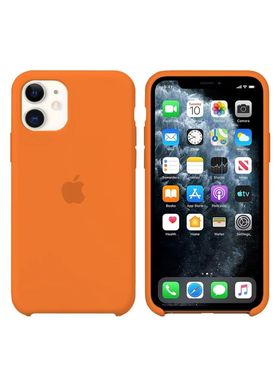 Чохол силіконовий soft-touch ARM Silicone Case для iPhone 11 помаранчевий Papaya фото