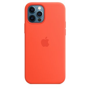 Чохол Silicone Case Full Protective AA для Apple iPhone 12/12 Pro Electric Orange фото