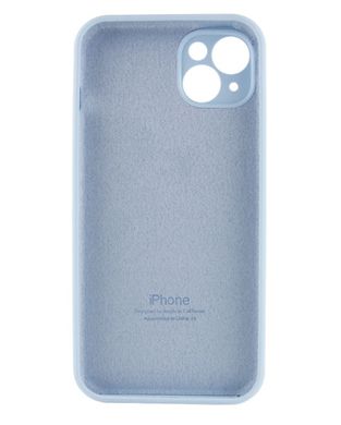 Чохол Silicone Case Full Camera Protective (AA) для Apple iPhone 14 Pro (Блакитний / Lilac Blue) фото
