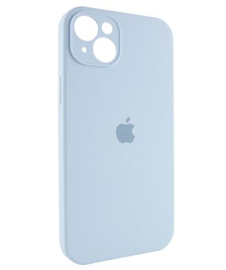 Чохол Silicone Case Full Camera Protective (AA) для Apple iPhone 14 Pro (Блакитний / Lilac Blue) фото