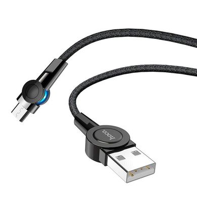 Кабель Micro-USB to USB Hoco S8 магнитный 1 метр черный Black фото