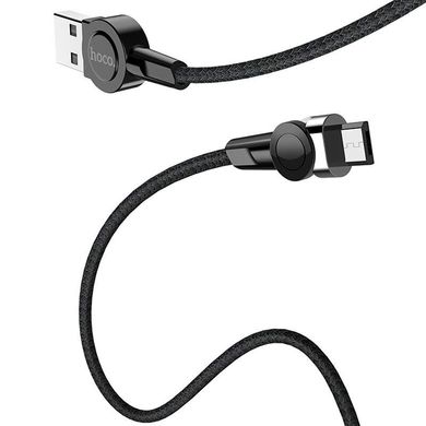 Кабель Micro-USB to USB Hoco S8 магнітний 1 метр чорний Black фото