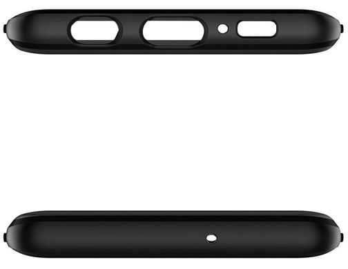 Чехол противоударный Spigen Original Ultra Hybrid для Samsung Galaxy S10 Plus черный ТПУ+стекло Matte Black фото